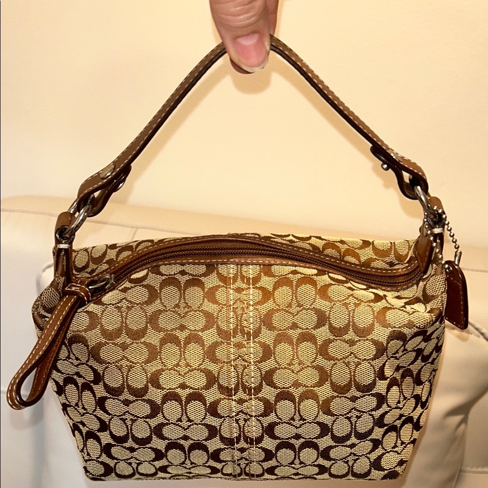 Coach Y2K Mini Signature C Jacquard Baguette Handbag - Picture 10 of 12